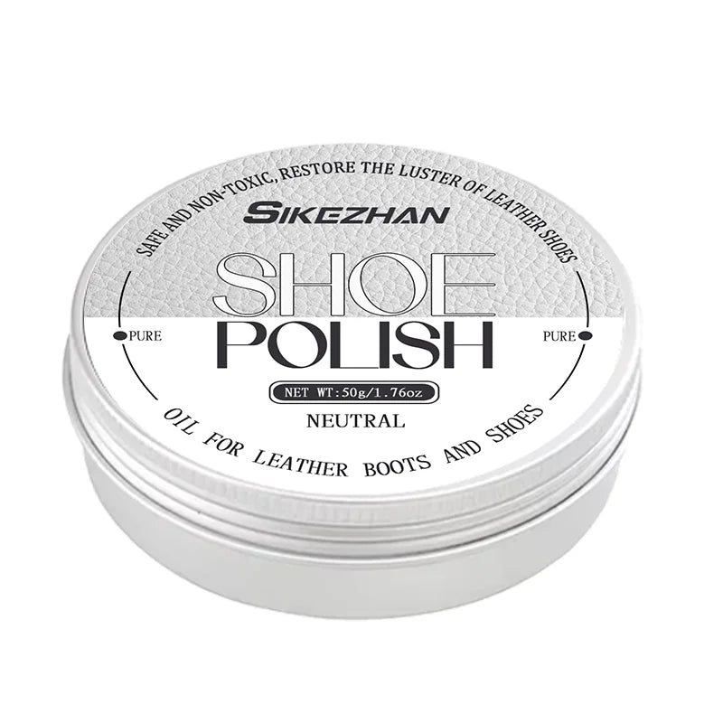 Finest Quality Universal Leather Shoe Polish Cream,Cleane &Waterproofer, for Men Women Sports Shoes,Boots Refurbishing Wax Zpaxo 50g