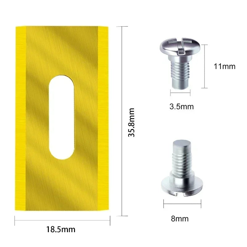 30-Pack Robotic Mower Blades – Fits Husqvarna Automower Mower Replacement Blades Zpaxo 30Pcs Golden