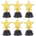 Star Trophy Awards Gold Five-pointed Trophies Large Base Students