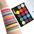 15 Water-soluble Body Paint Palette Cosmetic Safe Non-toxic Zpaxo 15 color