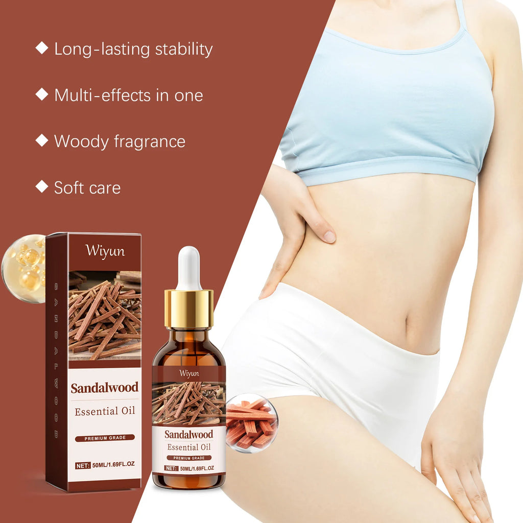 WIYUN Sandalwood Essential Oil – Hair, Body & Massage 50ml Sandalwood Essential Oil Zpaxo
