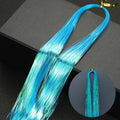 Shiny Laser Sparkle Metallic Hair Tinsel Rainbow Strands Braiding