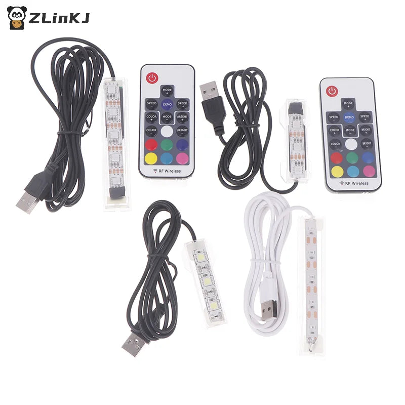 Colorful USB Aquarium Light Fish Accessory Micro Powered Remote Zpaxo