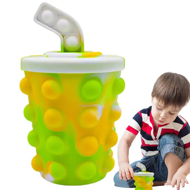 Sensory Bubble Popper Fidget Bubble Toys For Kids Fun Multiplayer Game Realistic Fast Food Design Pressure Relieving Activity Zpaxo