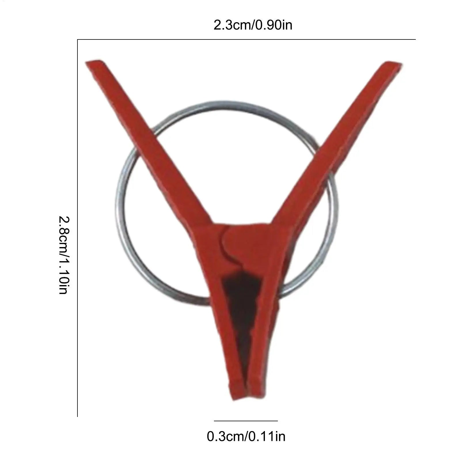 Grafting Clips Pack Of 50 Horticulture Grafting Clamp Falt Mouth Hooks Connecting For Vegetables Watermelon Gardening Tool Zpaxo
