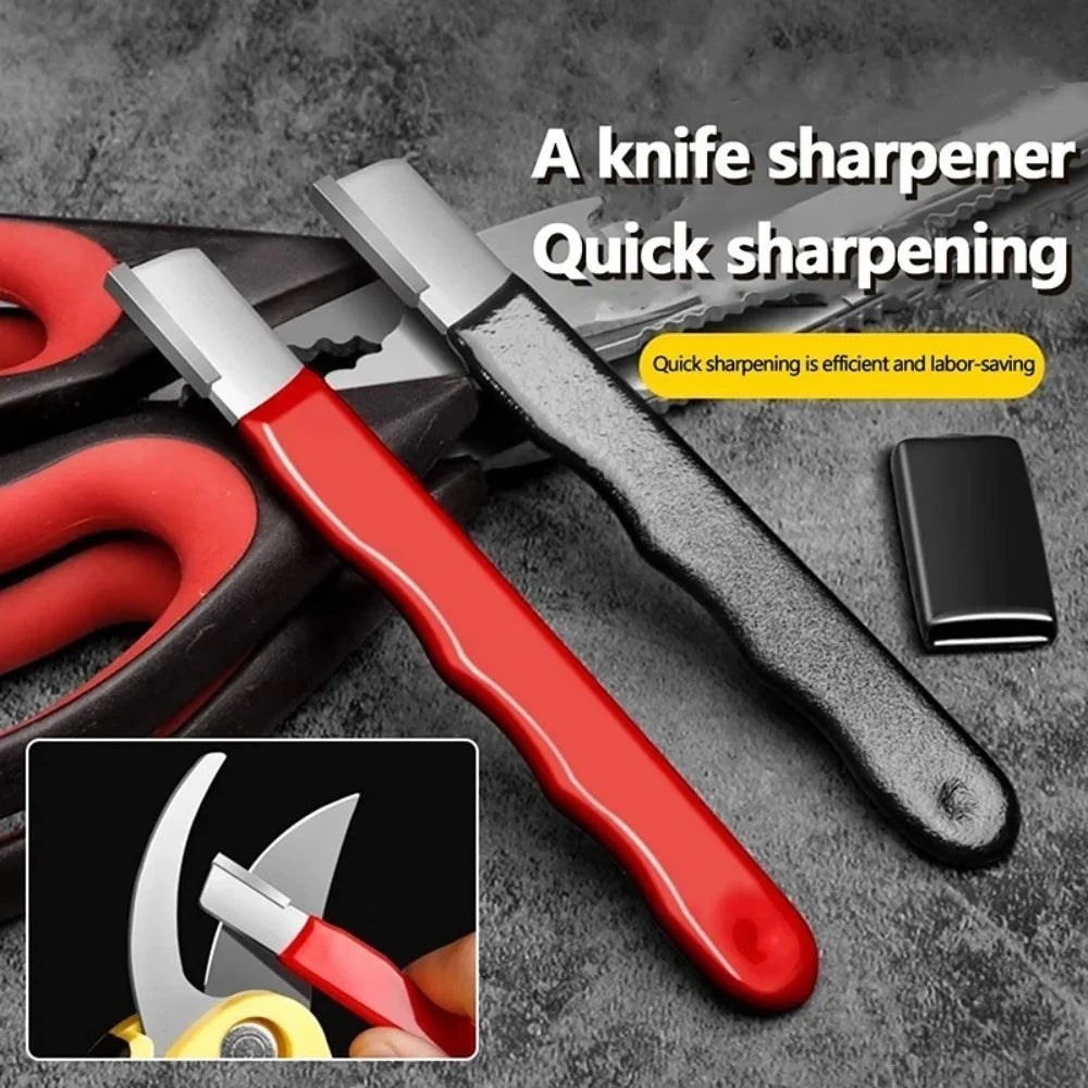 3-Stage Knife & Scissors Sharpener – Tungsten, Diamond & Ceramic Knife Sharpener Zpaxo