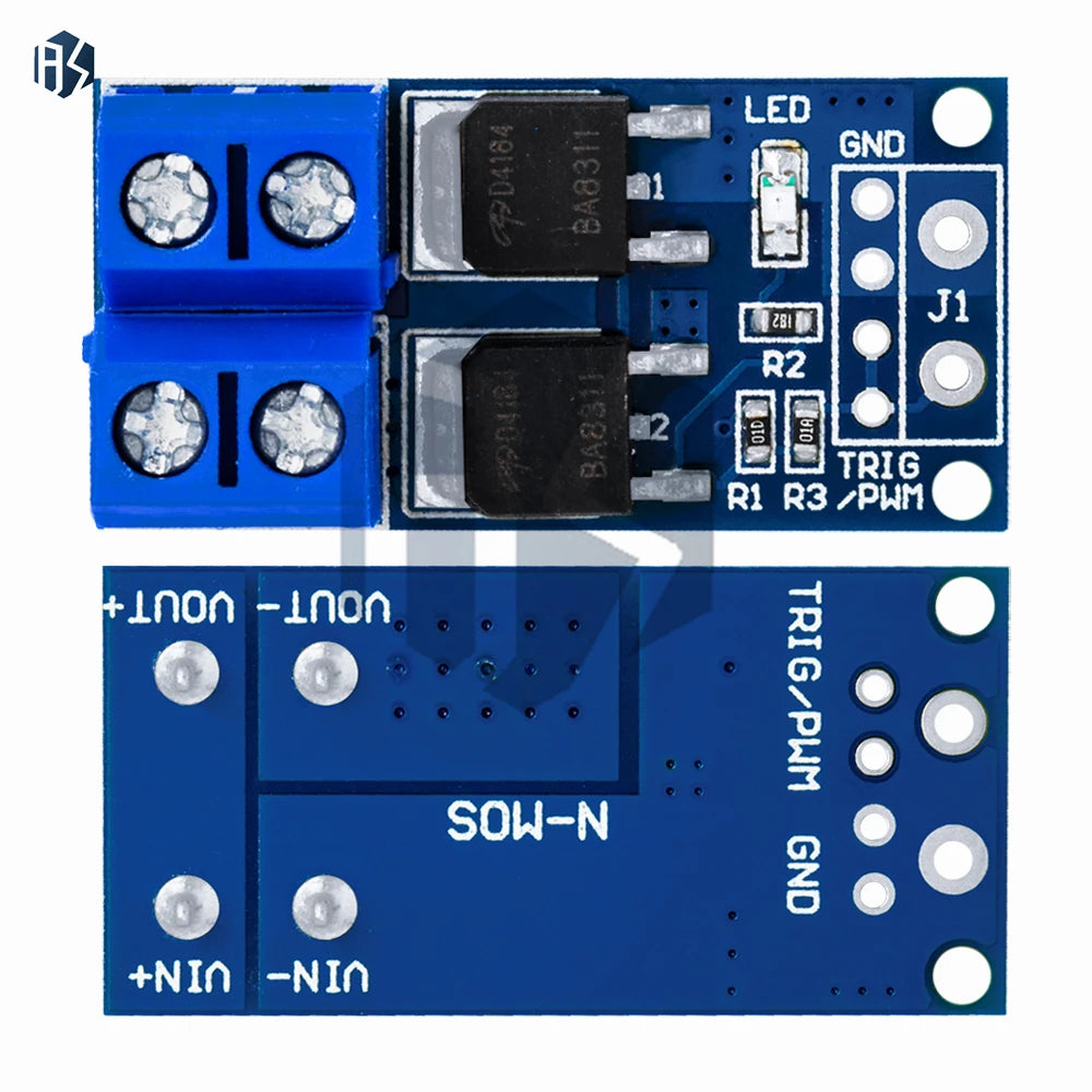 400W Power MOSFET Control Module 15A Capacity PWM Speed Regulation Zpaxo