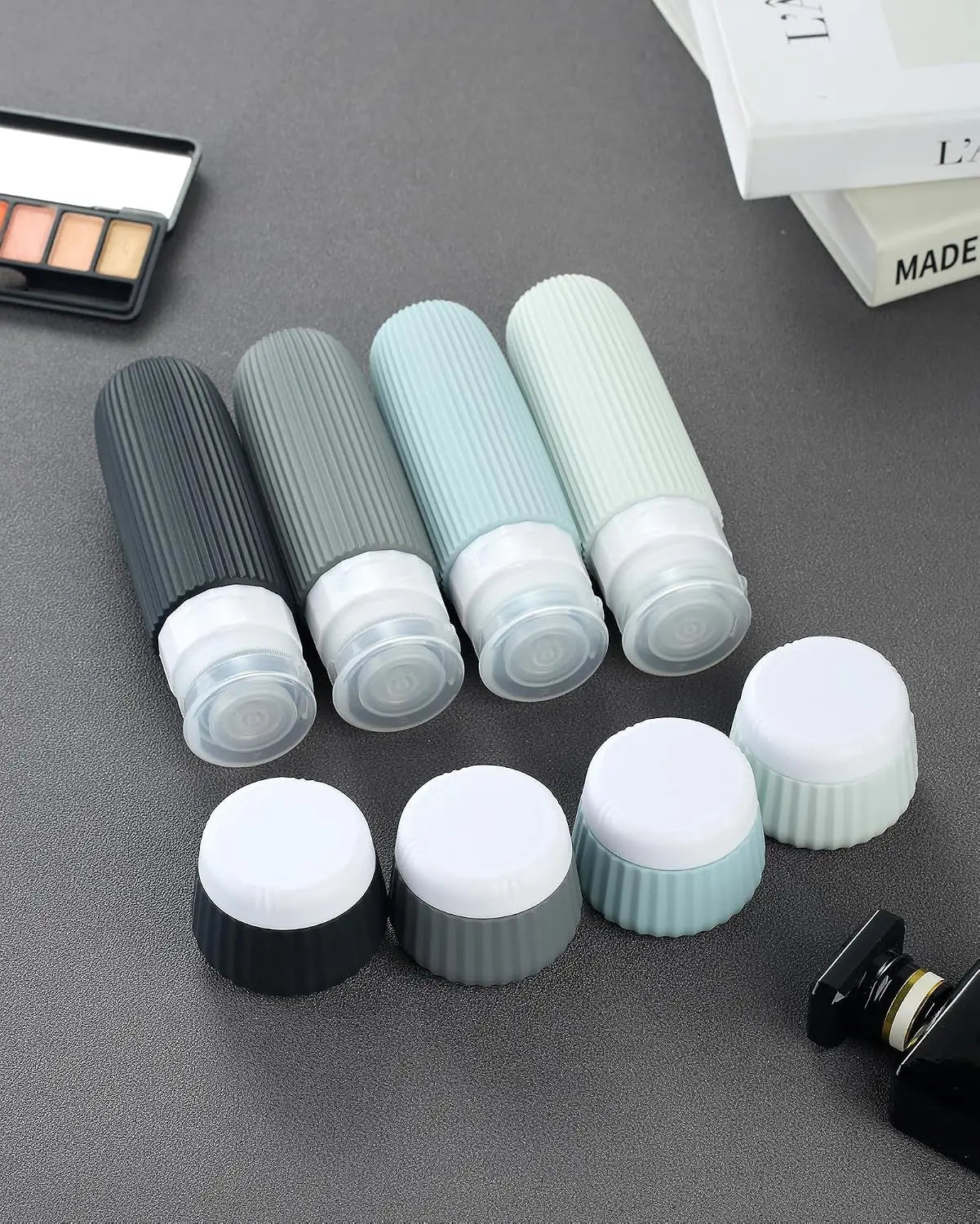 Mrsdry Travel Bottles TSA Approved Toiletries Leak Proof Silicone
