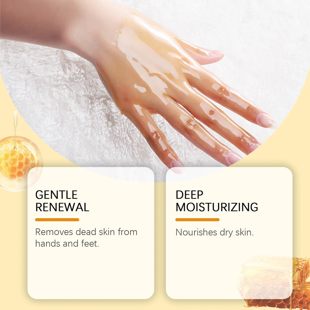 Exfoliating Hand Foot Mask Moisturizing Improve Rough Dryness Heel Cracked Care Remove Callus Dead Skin Soft Smooth Skin Care Zpaxo