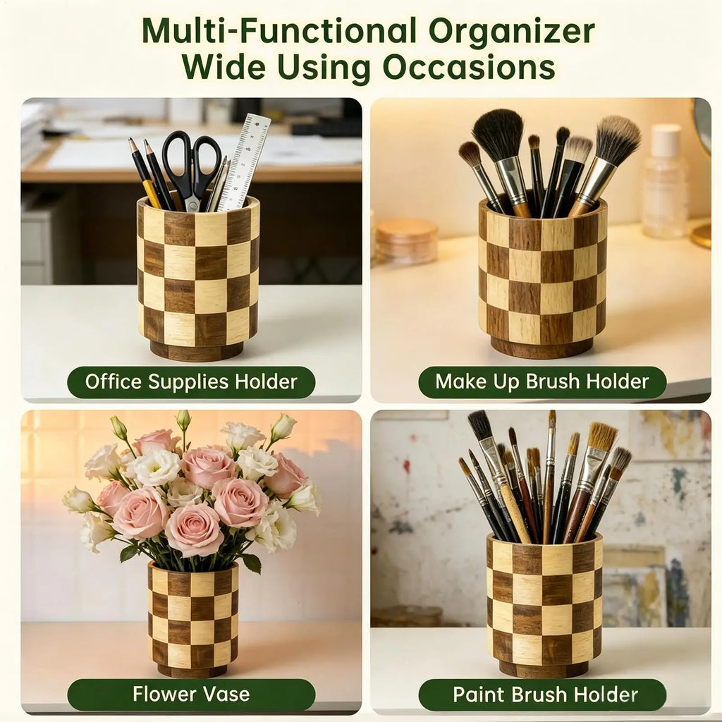 Utensil Holder 360 Degree Rotating Cutlery Storage Spatulas Organizer