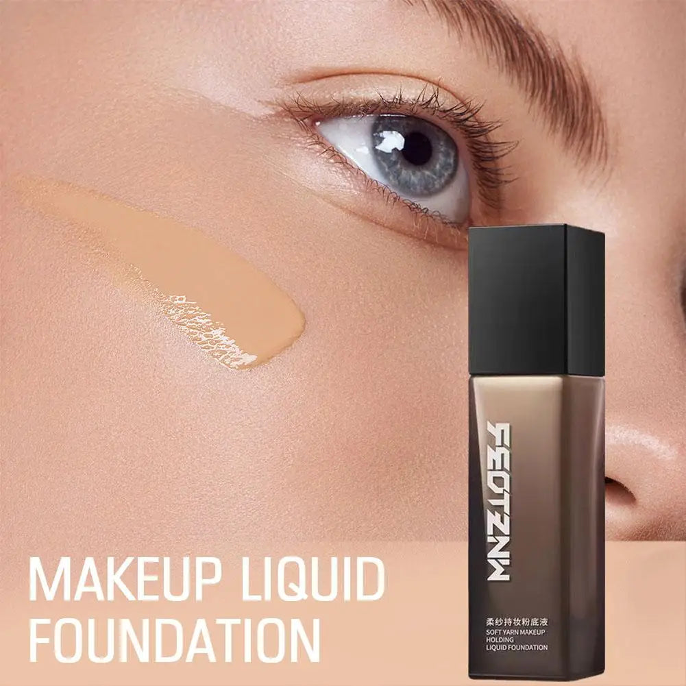 Liquid Foundation Naturally Covers Soft Matte Foundation Base Makeup Moisturizing Concealer CC Cream Makeup Foundation Zpaxo