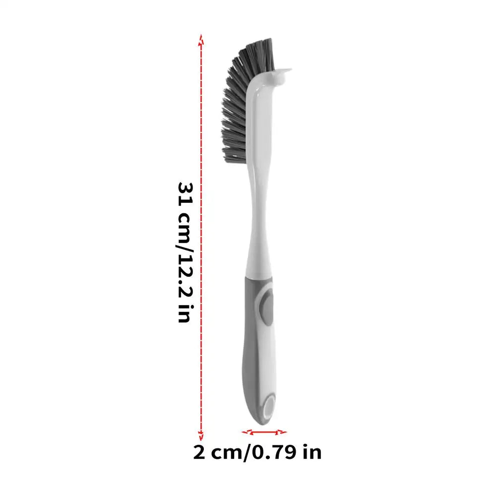 Bathroom Cleaning Brush Crevice Scrubber Non-slip Handle Floor Tile
