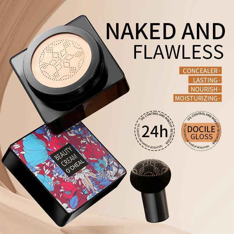 Mushroom Head Air Cushion CC Cream Flawless Lightweight Full Coverage