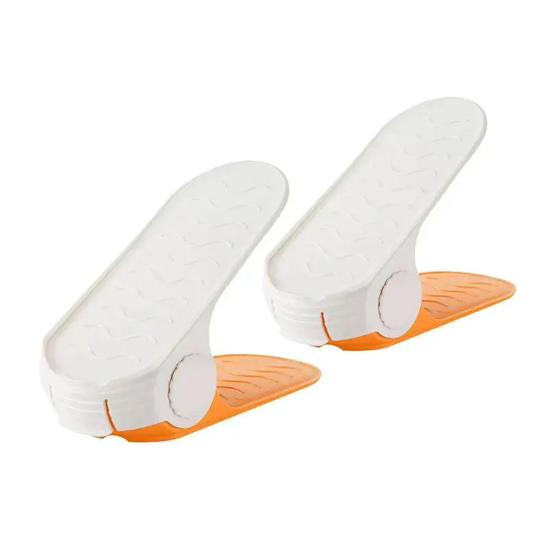 MNew Adjustable Shoes Rack Double Layer Space Saving Shoe Slots