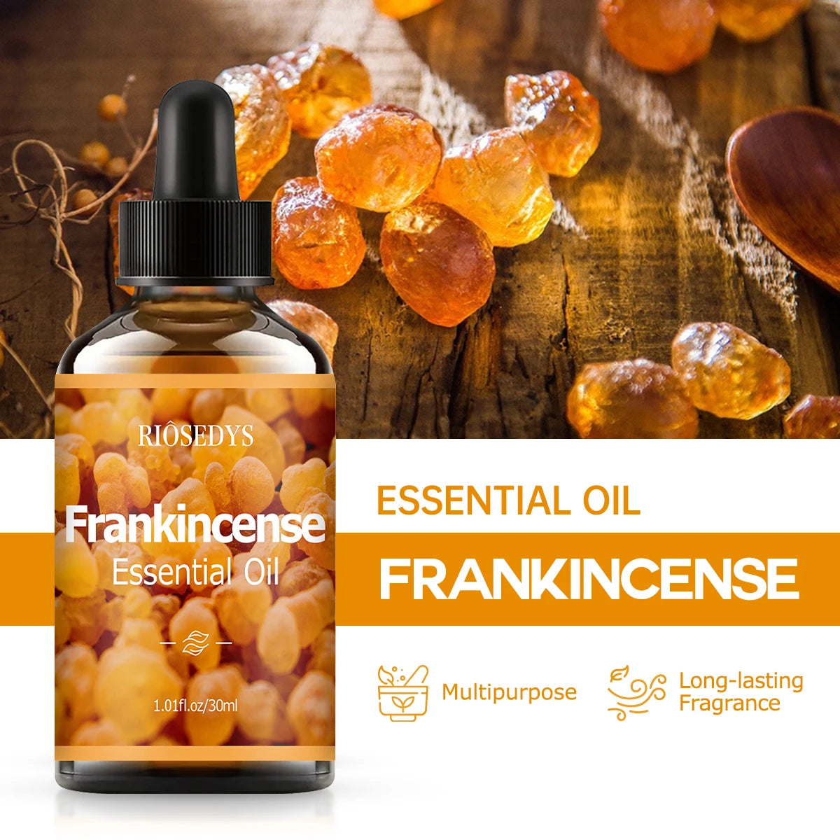 Frankincense essential oil natural fragrance, is suitable for body massage treatments ,hair care anddiffuser Zpaxo