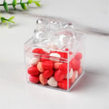 12Pcs Bowknot Candy Box Clear Plastic Party Treat Box For Wedding Gift Packaging And Birthday Anniversary Celebration Zpaxo CN