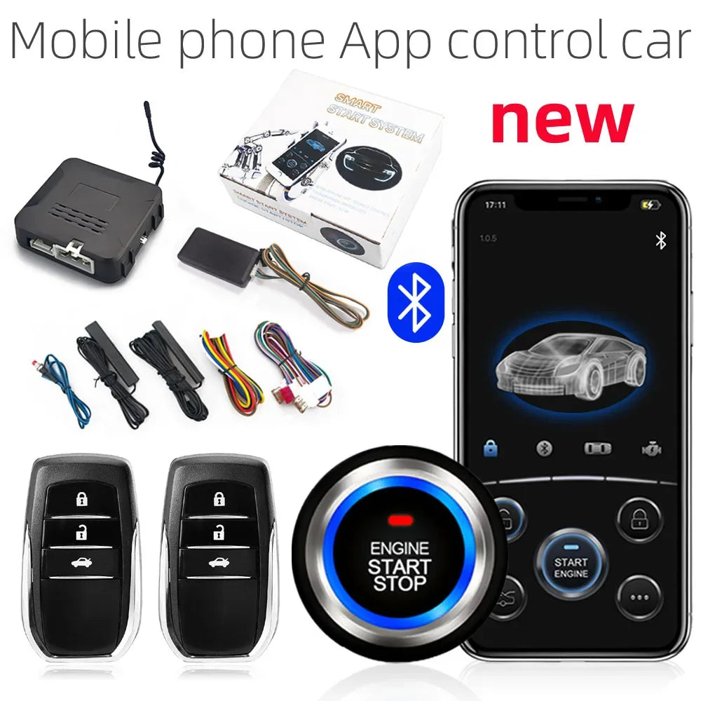 Car Remote Start Stop Bluetooth Mobile Phone APP Control Engine