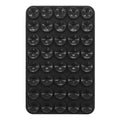 Multi-Functional Phone Case Backed Silicone Suction Pad Holder Double Side Suction Cup Bracket Fixture Desk Car Stand For iPhone Zpaxo Black