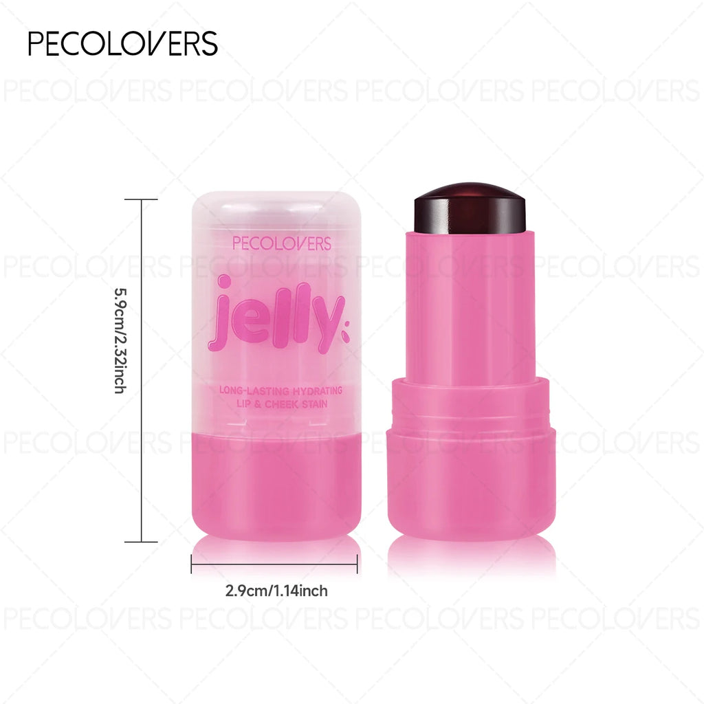 Christmas Multifunctional Jelly Blush Stick Silky Smooth Nude Makeup