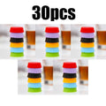Reusable Silicone Bottle Caps – Candy Colors Beer & Soda Seals