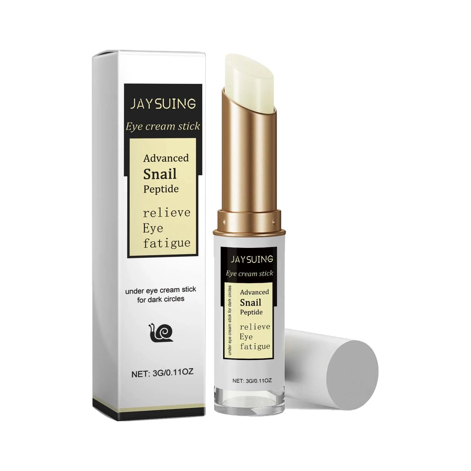 Snail Eye Cream Stick – Dark Circles, Puffiness & Wrinkles Eye Cream Stick Zpaxo 3g boxed 3g