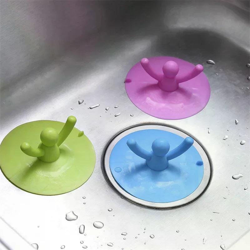 Cute Water Sink Silicone Waterproof Plug Multifuctional Kitchen Zpaxo