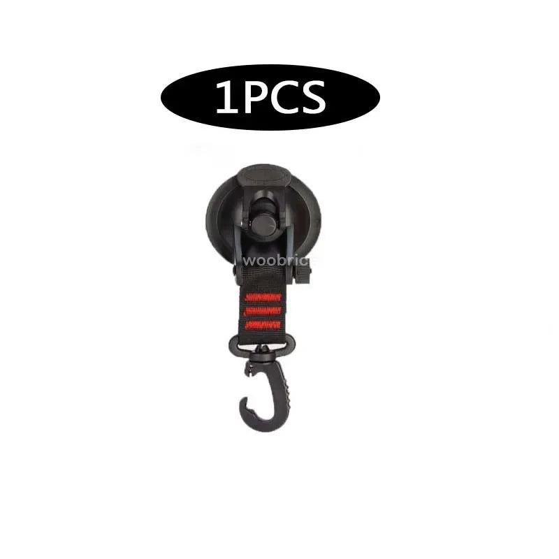 1/8 Pcs Car Tent Suction Cups Outdoor Camping Rope Powerful Suction Cup Buckle Side Tarps Tent Suckers Anchor Securing Hook Zpaxo 1PCS-red