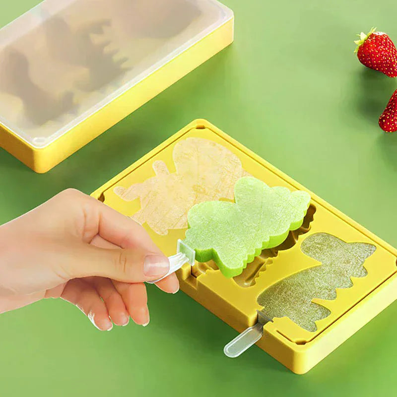 Reusable Ice Cream Sticks Silicone Sticks Creamsicle Cakesicle Cake Candy Sticks Ice Lollies Ice Ball Molds 6Pcs Zpaxo Default Title
