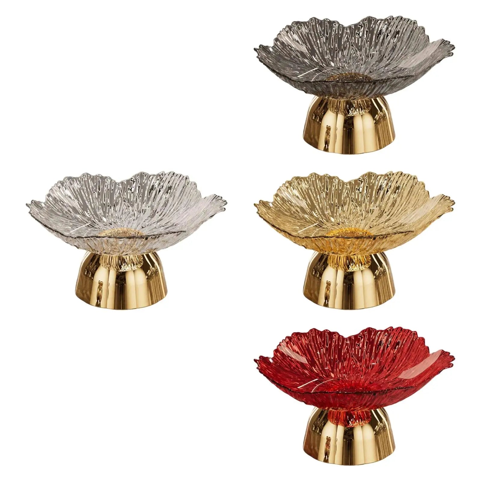 Decorative Pedestal Fruit Bowl – Footed Display Tray for Home Pedestal Fruit Bowl Zpaxo
