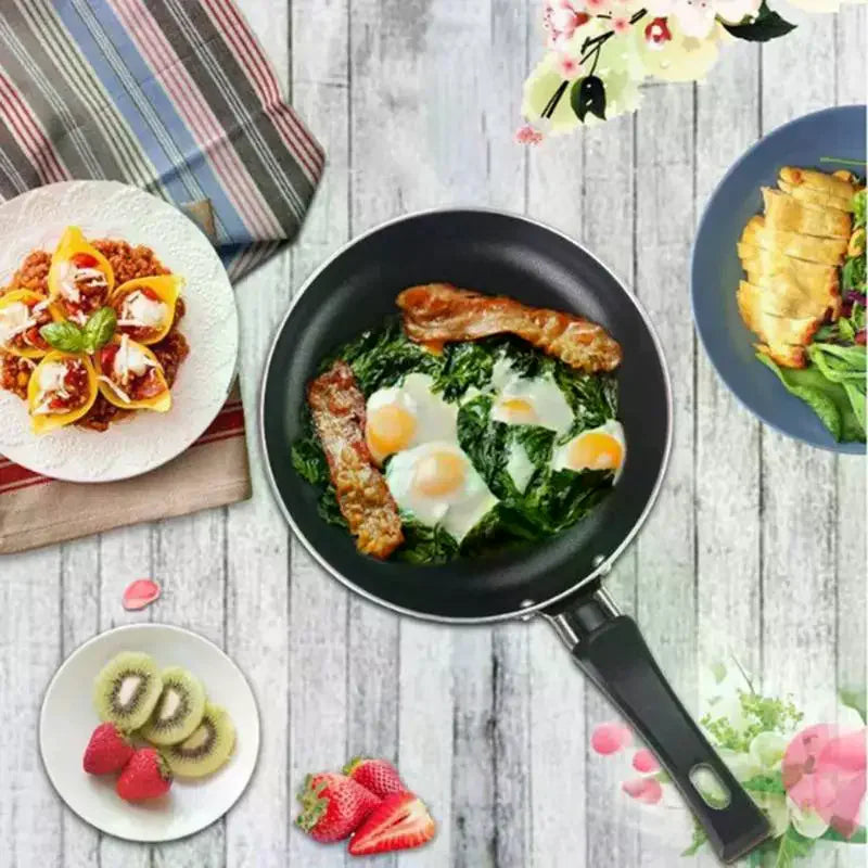 Kitchen Cookware Home Use Egg Frying Pan Random Mini Non-stick Steel Zpaxo