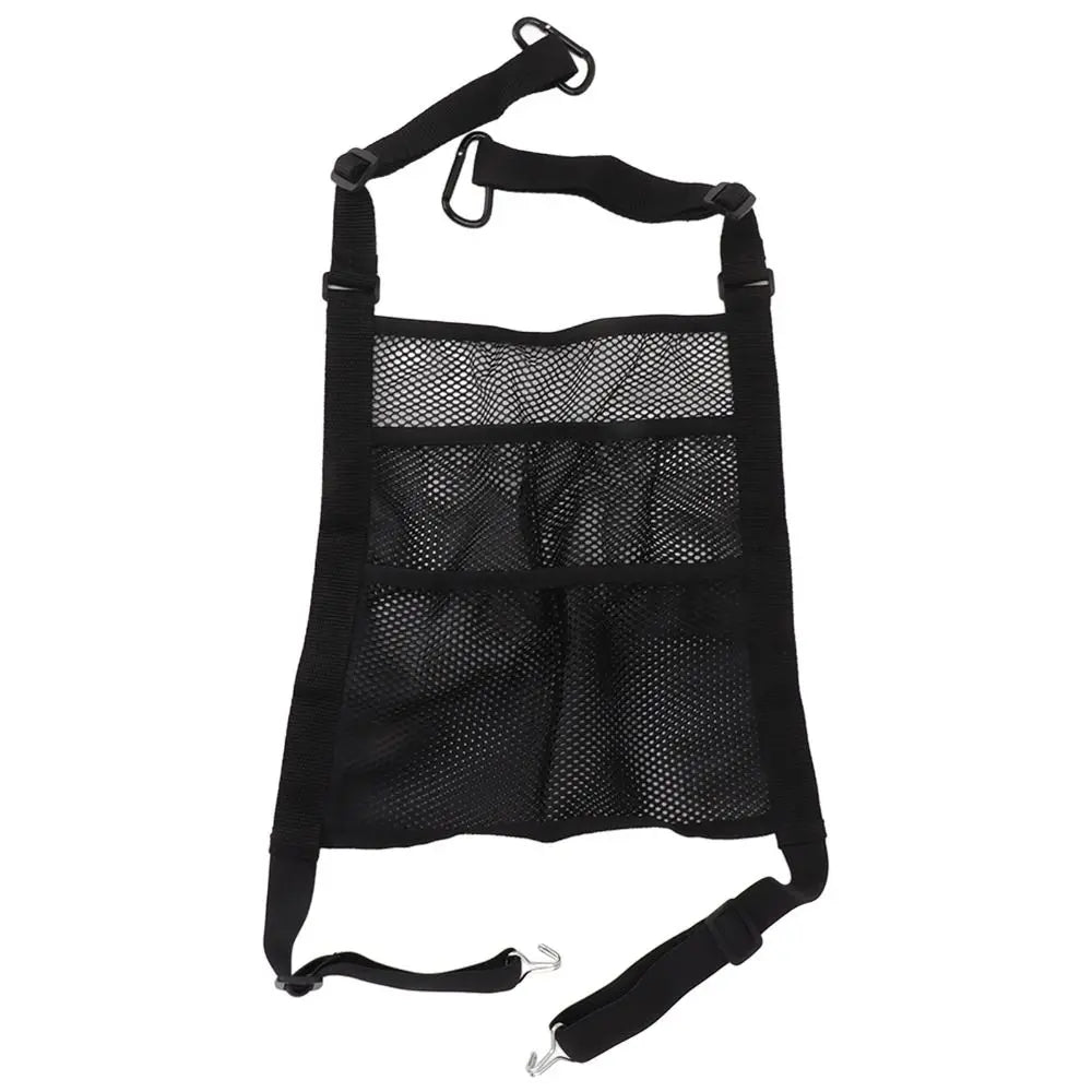 Multi-functional Design Car Seat Storage Bag 3-layer Construction Elastic Edge Mesh Storage Bag Mesh Material Zpaxo