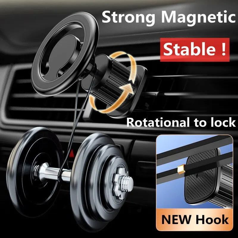Magnetic Car Phone Holder Stand Air Vent Mount Strong Magnet Metal Zpaxo
