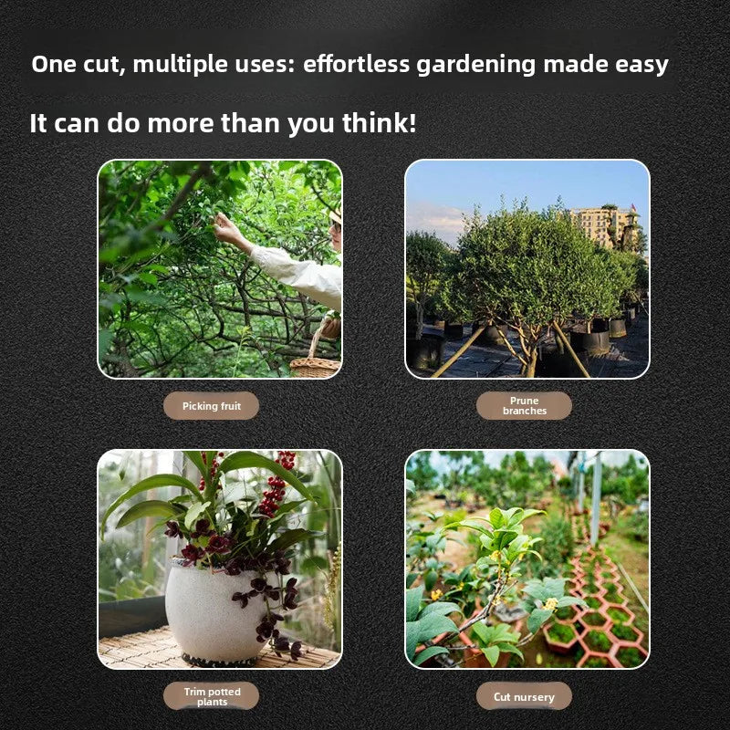 Stainless steel pruning shears, orchard fruit picking shears, orchard fruit trees, flower branches grafting scissors tools Zpaxo