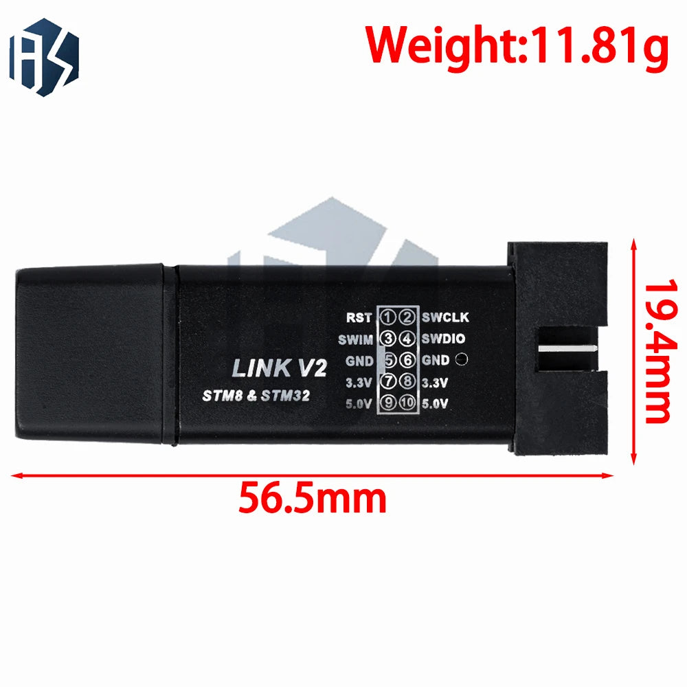 ST LINK Stlink ST-Link V2 Mini STM8 STM32 Simulator Download Zpaxo