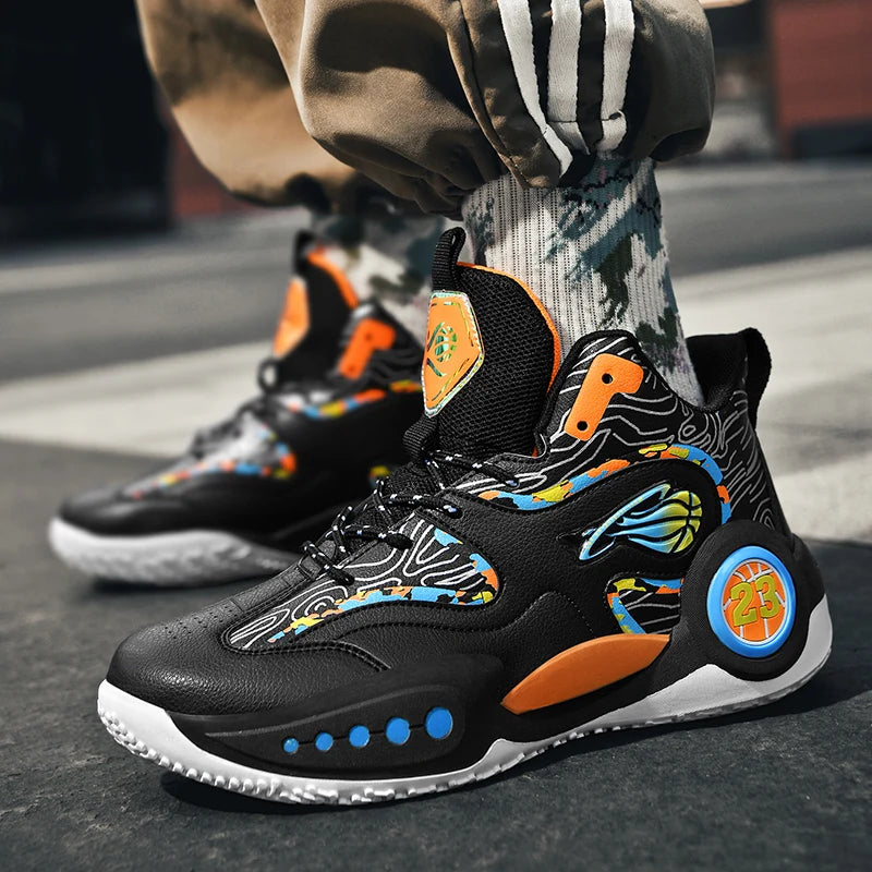 Men's Basketball Shoes Breathable Cushioning Non-slip Wearable Runing