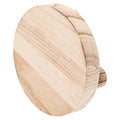 Small Wooden Plant Stand Indoor Round Rustic Wood Display Stand for Succulents Plants Bathroom Toiletries Perfume Organizer