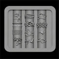 3D Bowknot Silicone Nail Mold Heat Resistant Mixed Shape DIY Manicure Zpaxo A1
