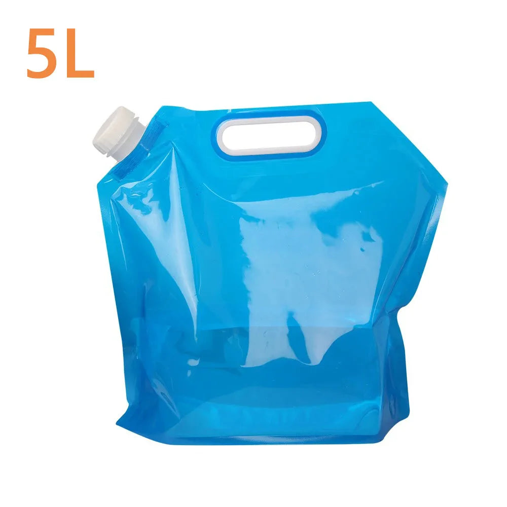 5L/10L Collapsible Camping Water Bag – Portable Folding Bucket