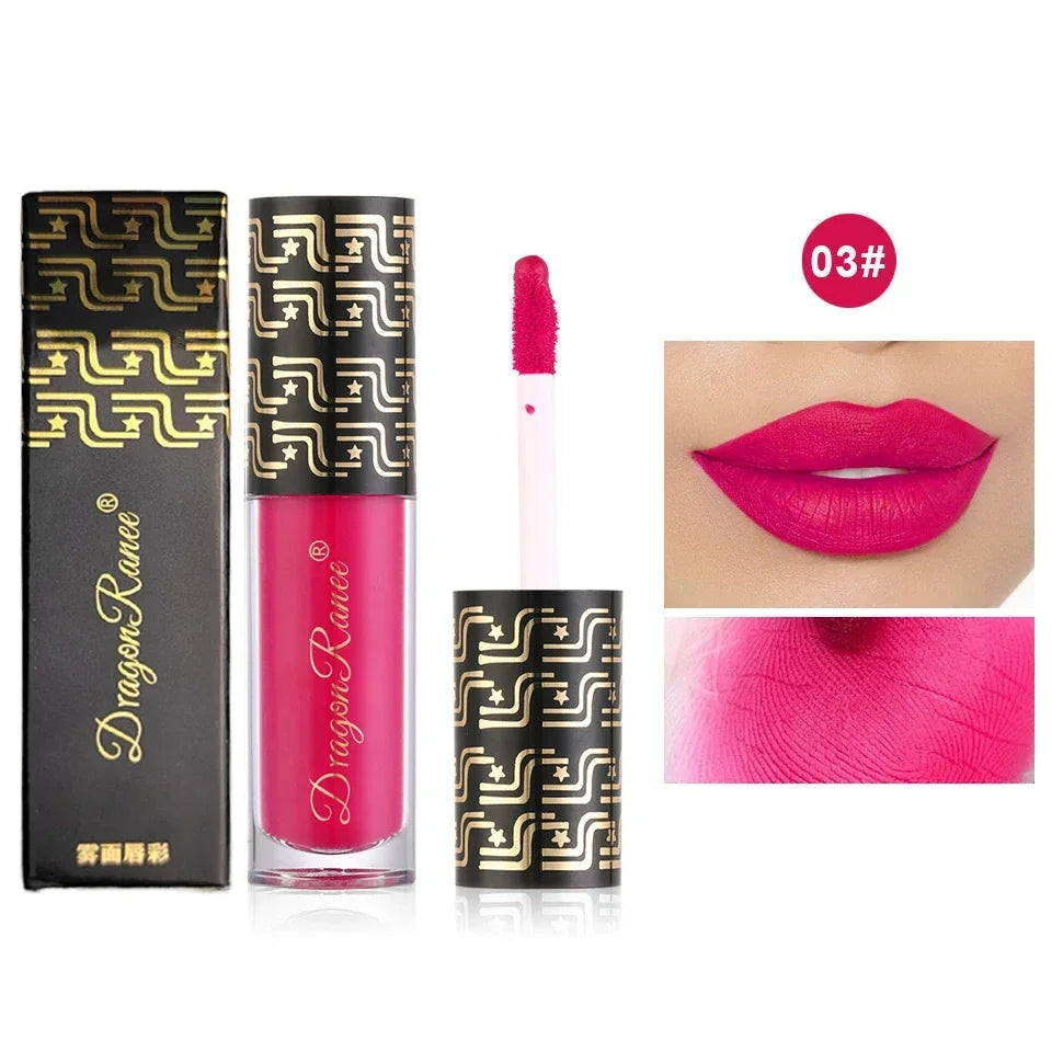 Ryukin Matte Liquid Lipstick Makeup Lip Glaze Moisturizing Waterproof Zpaxo 03