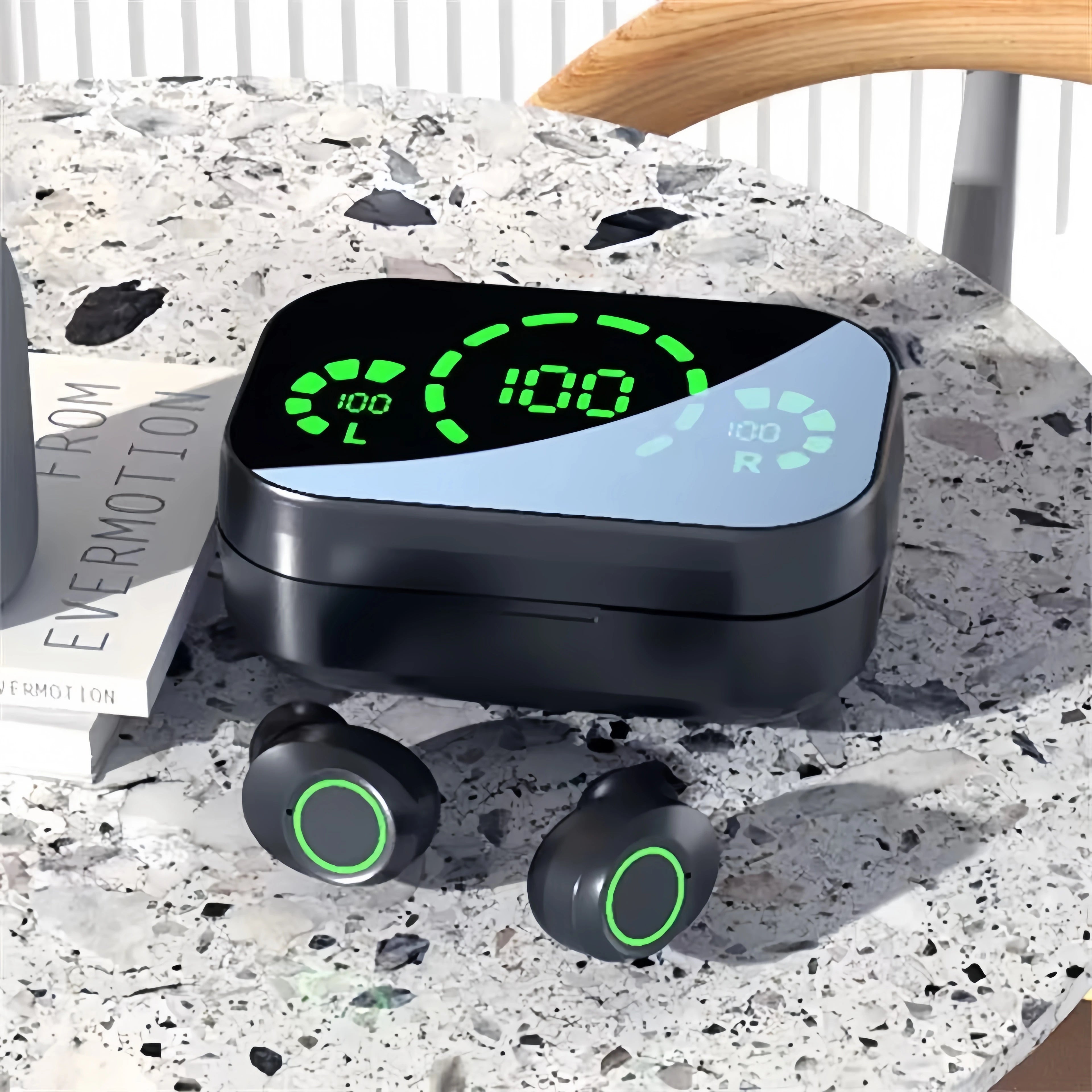 Long Playtime Touch Control True Wireless Earbuds Headphones