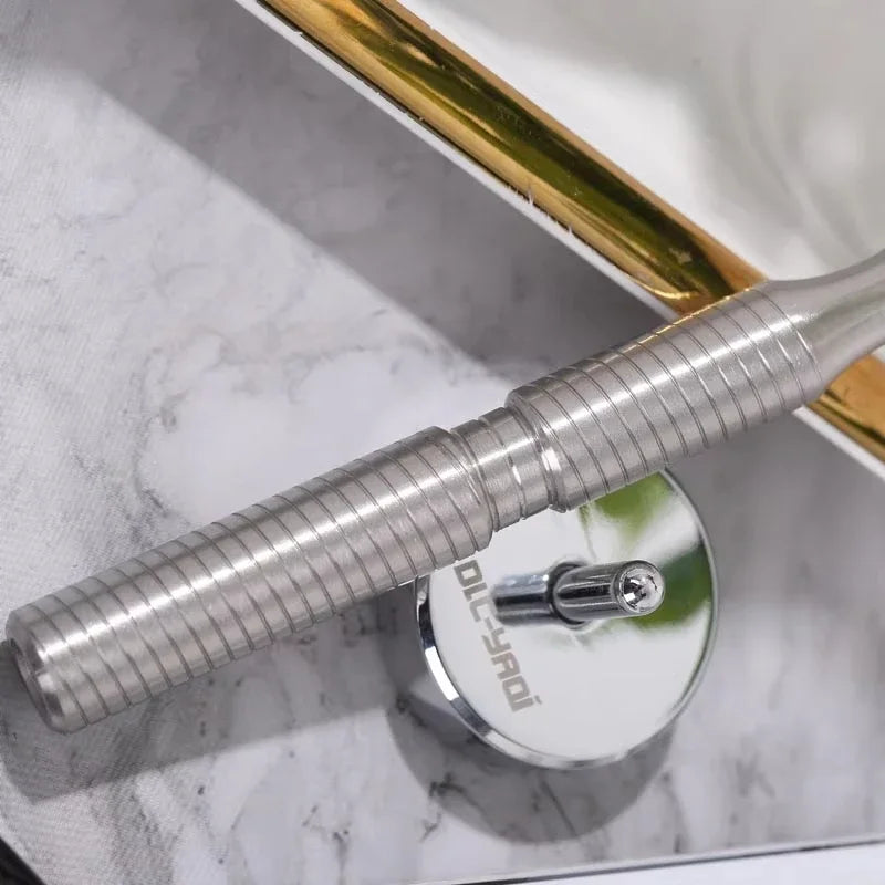 YAQI 88mm Stainless Steel Safety Razor Handle – Nickel Safety Razor Handle Zpaxo