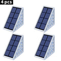 LED Solar Step Light Waterproof Outdoor Stair Warm RGB Deck IP67 Zpaxo 4PCS Colour China Mainland