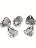 5-Pack Small Coat Hanger Hooks Set, Marine-Grade Yacht or Motor Homes, 316 Stainless Steel Boat Fender Hooks Zpaxo Silver