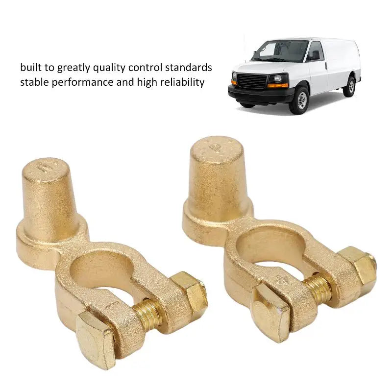SAE to JIS Brass Car Battery Terminal Connectors – Pair