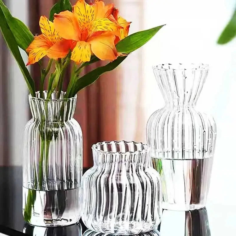 Scandinavian Transparent Vase Plant Flower Pot Hydroponic Container