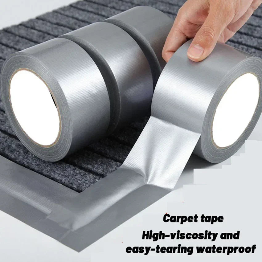 10m Silver Gray Heavy-Duty Industrial Tape – Waterproof