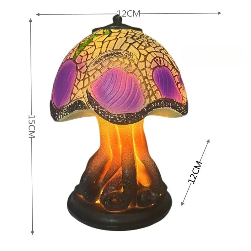 Colorful LED Mushroom Desk Lamp – Nightlight & Home Decor LED Night Light Zpaxo