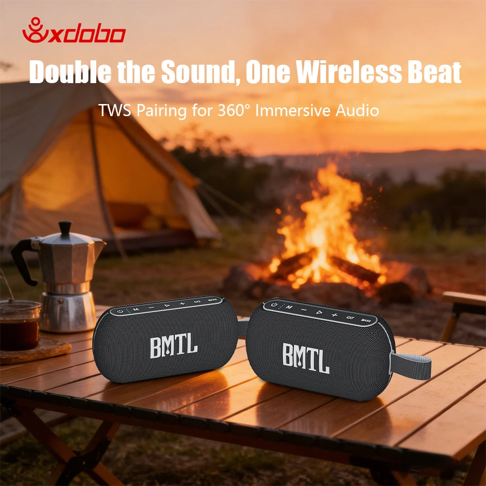 XDOBO Mission Bluetooth Speaker Portable 40W Subwoofer TWS Wireless Zpaxo