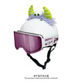 3D Plush Monster Helmet Ears – Fun Ski & Outdoor Helmet Decor