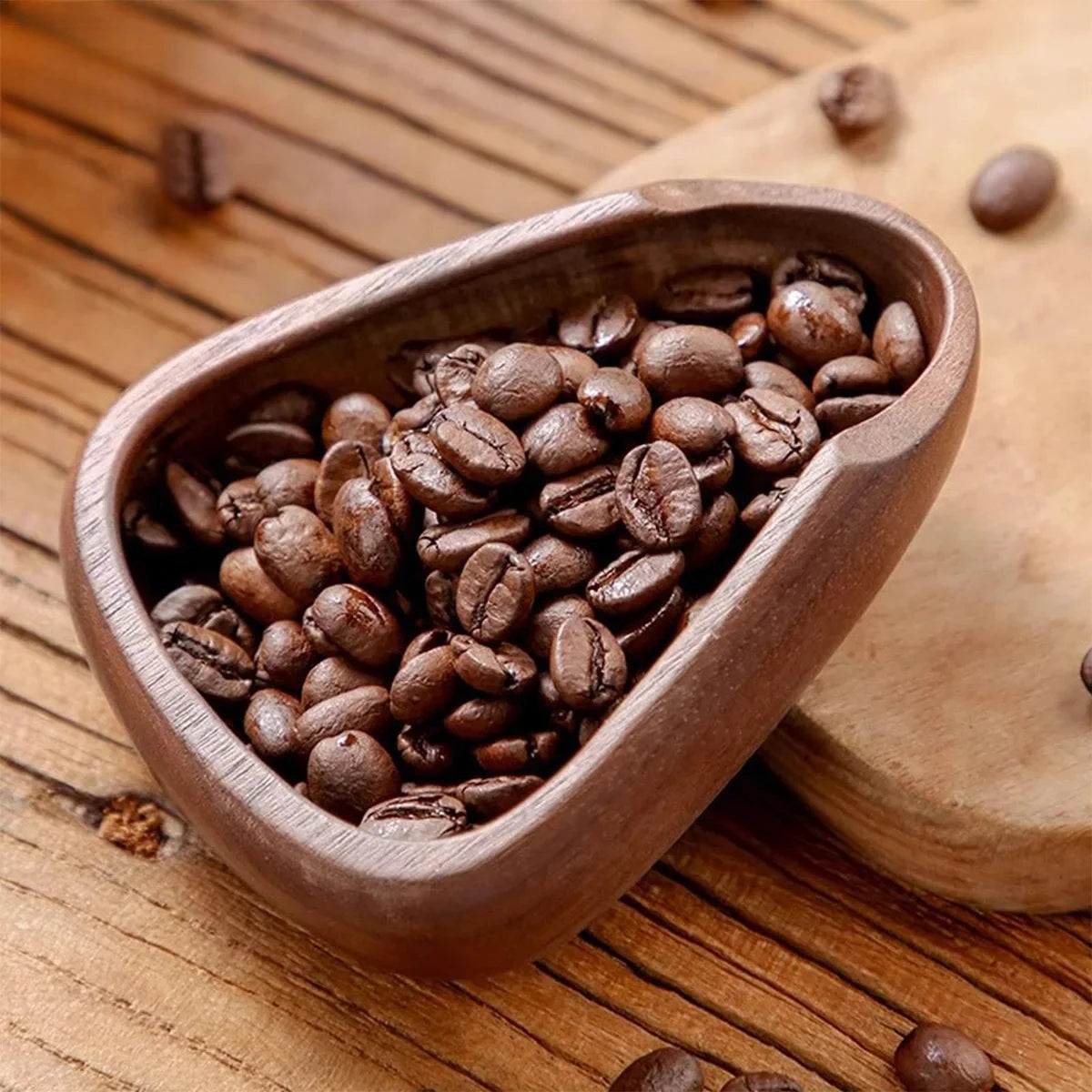 Wooden Coffee Bean Dosing Cup & Spray Bottle Barista Set Barista Accessory Set Zpaxo